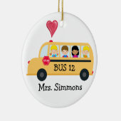 Schulbusfahrer - SRF Keramikornament (Rechts)