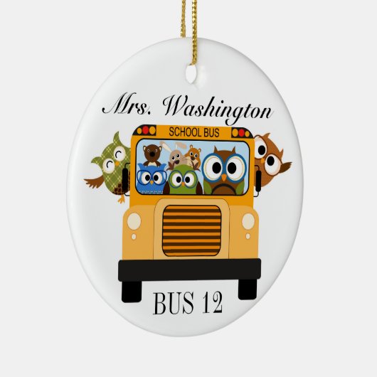 Schulbusfahrer - SRF Keramikornament (Rechts)