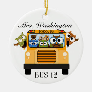 Schulbusfahrer - SRF Keramikornament