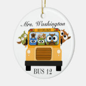 Schulbusfahrer - SRF Keramikornament (Links)