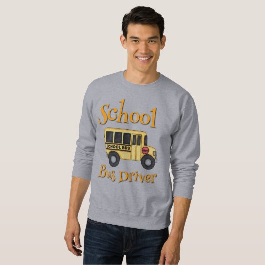 Schulbusfahrer Sweatshirt (Vorne ganz)