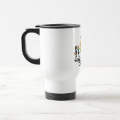 Schulbusfahrer T - Shirt und Geschenke. Reisebecher (Links)