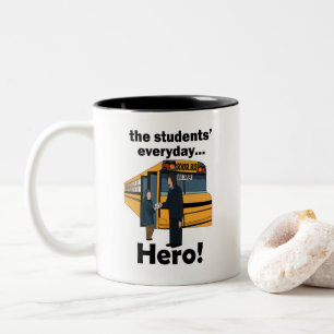 Schulbusfahrer-Tag der Wertschätzung für Helden de Zweifarbige Tasse