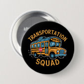 Schulbusfahrer-Transport-Team Button (Vorne & Hinten)