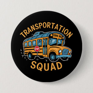 Schulbusfahrer-Transport-Team Button