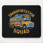 Schulbusfahrer-Transport-Team Mousepad (Vorne)