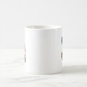 Schulbusfahrer USA-Flagge Kaffeetasse (Mittel)
