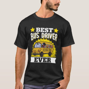 Schulbusfahrer Vintag Bester Busfahrer aller Zeite T-Shirt