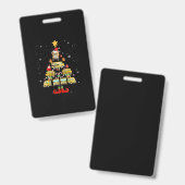 Schulbusfahrer Weihnachtsbaum-Geschenk Ausweis (Vorder- & Rückseite)
