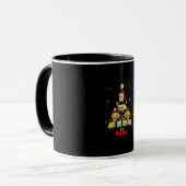 Schulbusfahrer Weihnachtsbaum-Geschenk Tasse (Vorderseite Links)
