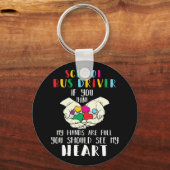 Schulbusfahrer, wenn Sie meinen, dass meine Hände  Schlüsselanhänger (Vorderseite)