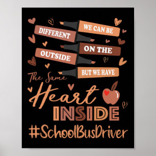 Schulbusfahrer wir können andere schwarze Histor s Poster