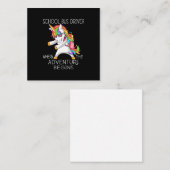 Schulbusfahrer, wo das Abenteuer beginnt Mitteilungskarte (Vorne/Hinten)