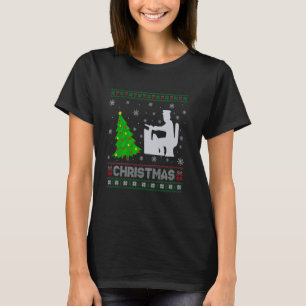 Schulbusfahrer Xmas Tree Lighting Ugly Christma T-Shirt