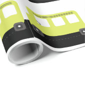 Schulbusfahrer Yellow Confetti Lehrer Geschenkpapier (Rolleneckpunkt)