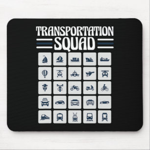 Schulbusfahrer Zurück zur Schule Lustiger Transpor Mousepad