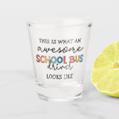 Schulbusfahrerbewertung Funny Gift Schnapsglas (Vorderseite)