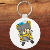 Schulbusfahrerin Schlüsselanhänger (Vorderseite)