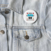 Schulbusfahrerkostüme Halloween-Spaß Erwachsene un Button (Beispiel)