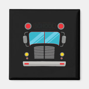 Schulbusfahrerkostüme Halloween-Spaß Erwachsene un Magnet