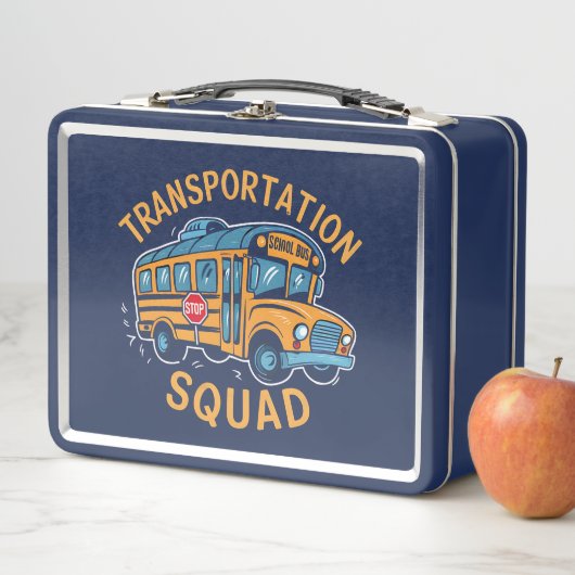 Schulbusfahrerplatz Metall Brotdose (Beispiel)