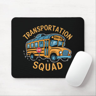Schulbusfahrerplatz Mousepad