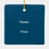 Schulbusfahrerverzierung Keramikornament (Rückseite)