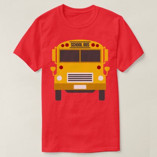 Schulbusfahrt zurück zur Schule 1 T-Shirt (Design vorne)