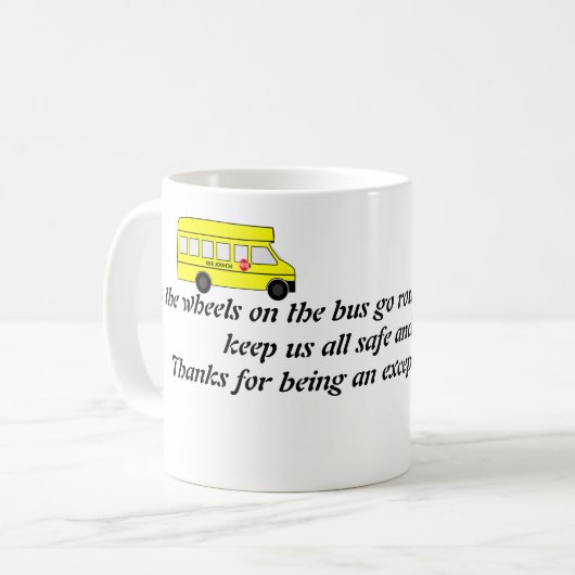 Schulbushilfe Kaffeetasse (Vorderseite Links)