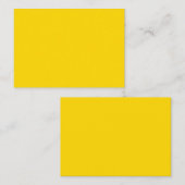 Schulbuskarte Gelb-Mächtige Visitenkarte (Vorne/Hinten)