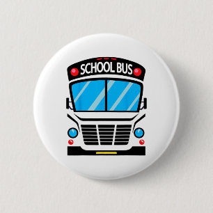 Schulbuskostüme Halloween für Erwachsene und Kinde Button