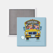 Schulbusmagnet Magnet (Vorderseite/Rückseite)
