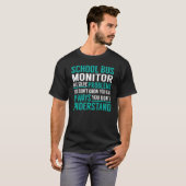 Schulbusmonitor löst Probleme T-Shirt (Vorne ganz)