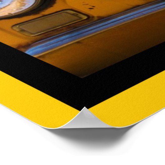 Schulbusposter Poster (Ecke)