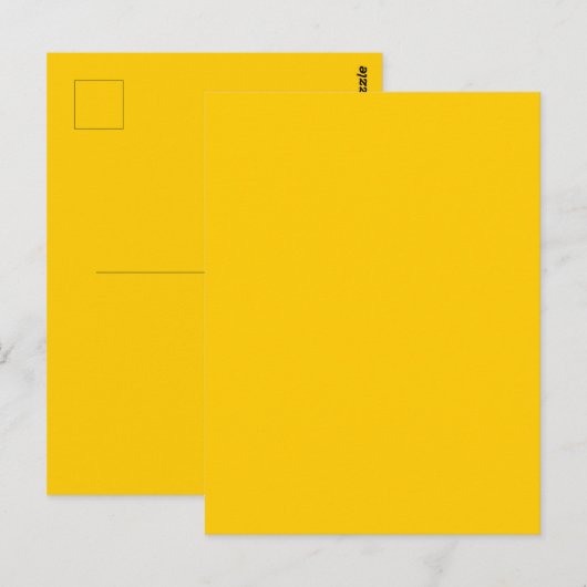 Schulbussicherheit Gelber Herbstfall Farbe Postkarte (Vorne/Hinten)