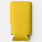 Schulbussicherheit Gelber Herbstfall Farbe Selters Dosenkühler (Rückseite)