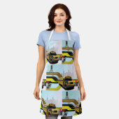 Schulbusstadt-Szene Schürze (Getragen)