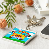 Schulbustreiber-Schlüsselanhänger mit NAMEN oder Schlüsselanhänger (Seite)