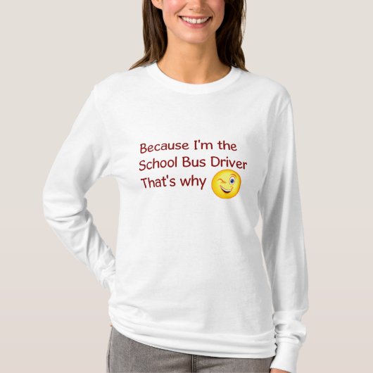 Schulbustreiber-Shirt T-Shirt (Vorderseite)