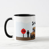 Schulbustreiber-Tasse Tasse (Links)
