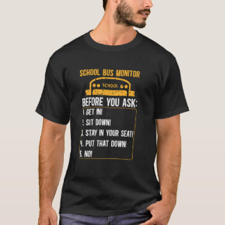 Schulbusüberwachung T-Shirt