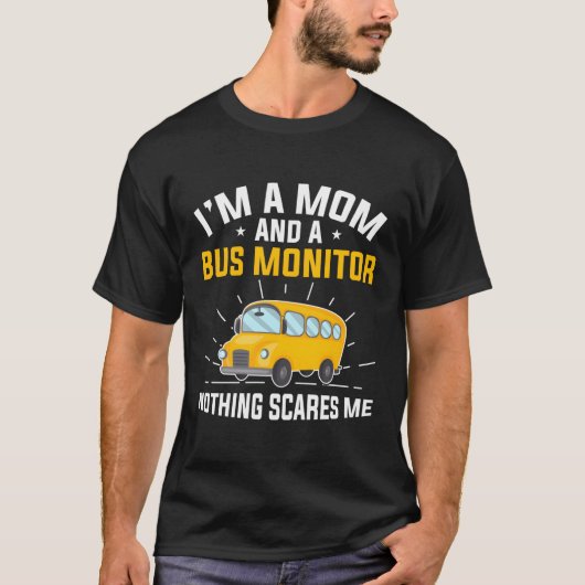 Schulbusüberwachung T-Shirt (Vorderseite)