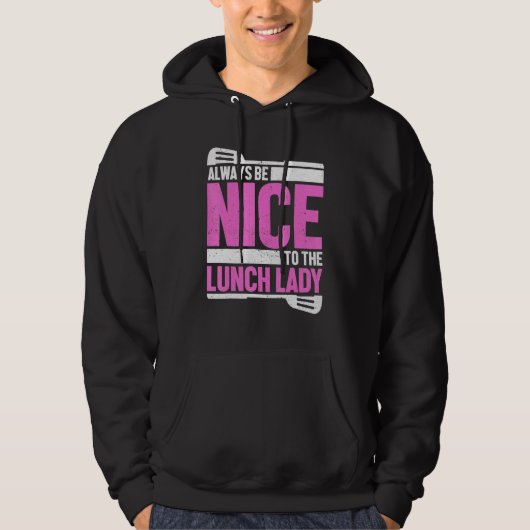 Schulcafeteria-Küchenspatel - Essen Abendessen Lu Hoodie (Vorderseite)