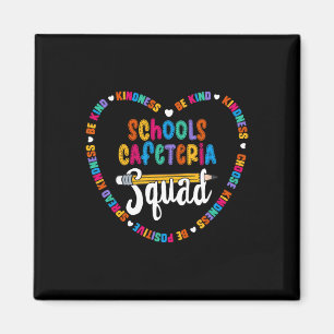 Schulcafeteria-Team Byck Zur Schule Glücklich Erst Magnet