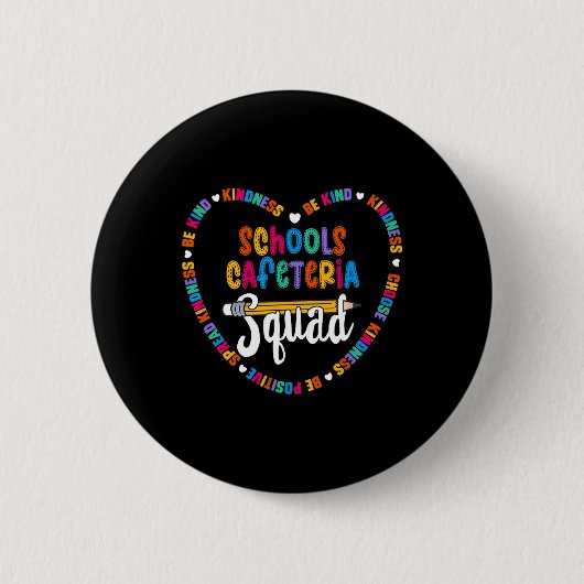 Schulcafeteria-Team Byck Zurück Zur Schule Glückli Button (Vorderseite)