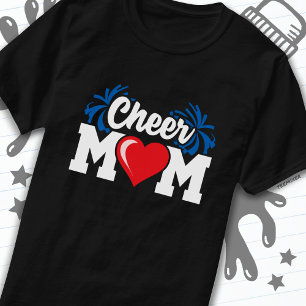 Schulcheerleader Squad Sports Proud Mama T-Shirt