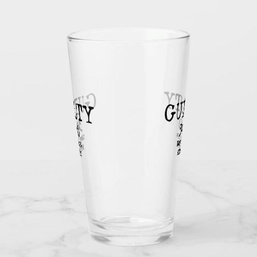 Schuld 34-0 Shirt Glas (Links)