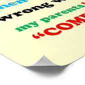 Schuld am Computer, ich bin der Schuldige, FUNNY P Poster (Ecke)