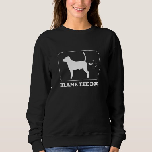 Schuld am Hund - Funny Dog Furz Sweatshirt (Vorderseite)