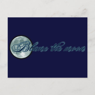 Schuld am Mond Postkarte